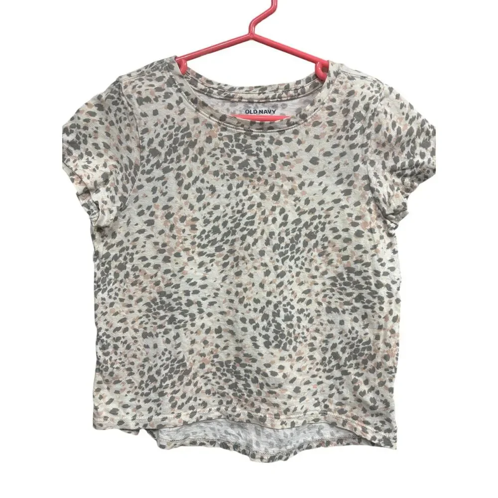 5/$15 Animal Print SS - Old Navy - S (6-7)